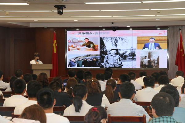 泓源公司黨委舉辦“培育泓源精神，勇?lián)鷩?guó)企使命”主題演講比賽(圖4)