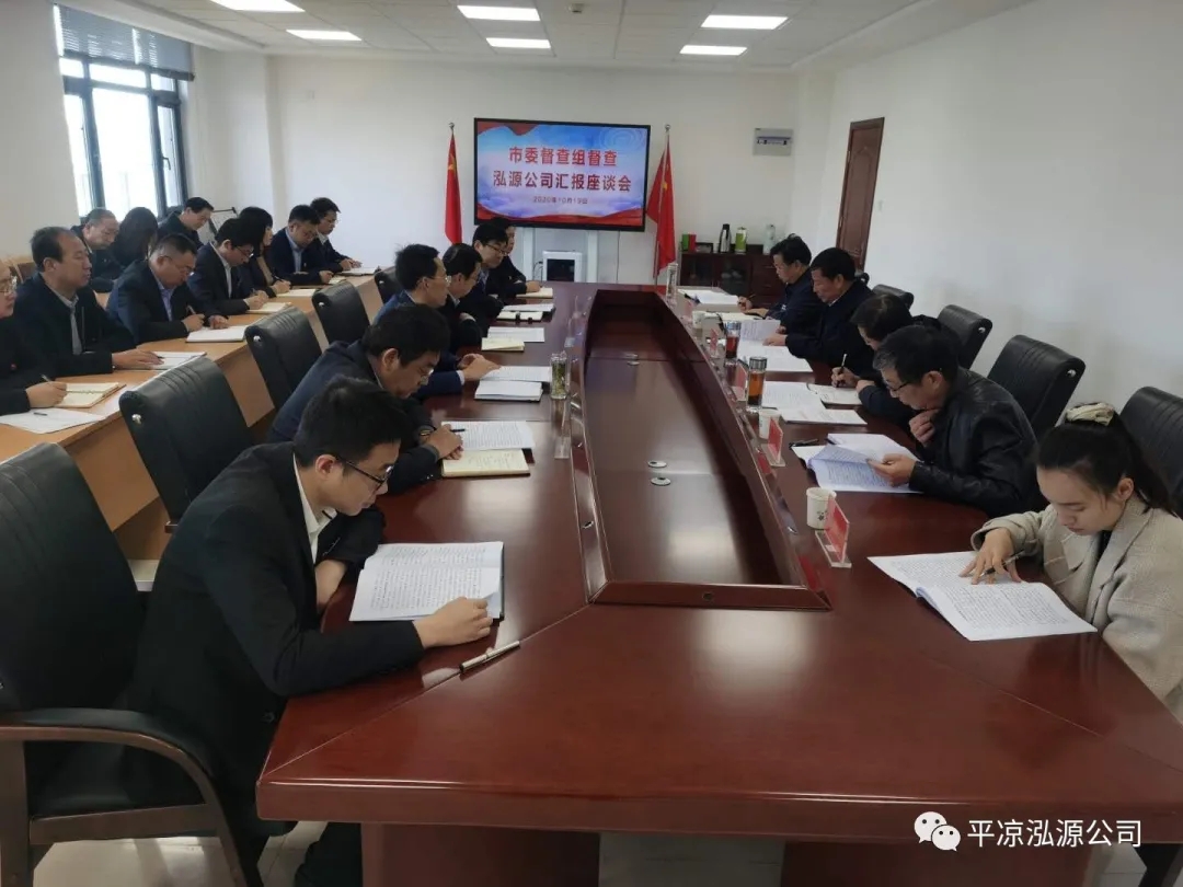 市委辦公室、市政府國(guó)資委督查泓源公司工作(圖4)