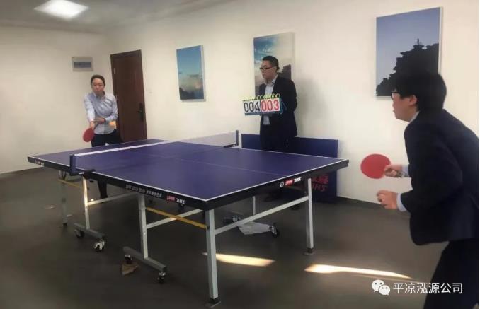 泓源公司“慶五一、迎五四”乒乓球臺球聯(lián)誼賽圓滿結(jié)束(圖2)